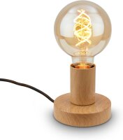 Tischleuchte Briloner Holz E27 Tischlampe