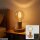Tischlampe Tischleuchte, Holz, 40 Watt, E27-Fassung, Ø 10 cm – Briloner