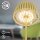 Akku-Leuchte Briloner Riffle 2 Watt LED Tischleuchte Grün Touchdimmer IP44 Tischlampe