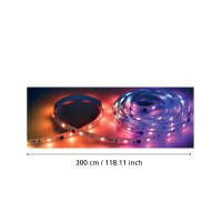 LED Stripe Eglo 3m Magic-RGBIC Band Fernbedienung 12 Watt...