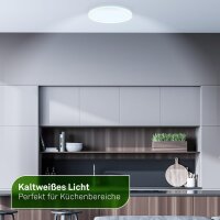 Deckenleuchte Briloner 11,4 Watt LED Ultraenerhieeffizient Deckenlampe 29,3 cm CCT Fernbedienung