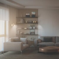 Strahler Briloner Spot Beige GU10 Wandleuchte Wandlampe