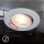 Einbauleuchten Briloner 2 x 5 Watt LED Chrom matt Einbauspot 450 Lumen