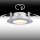 Einbauleuchten Briloner 2 x 5 Watt LED Chrom matt Einbauspot 450 Lumen