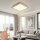 Deckenleuchte Casalux Neutralweiß 17 Watt LED 4-Stufen-dimmbar über Schalter Deckenlampe silber eckig