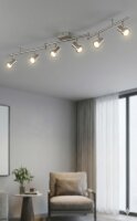 Strahler Casalux 6er LED Spot Nickelmatt Deckenlampe max....