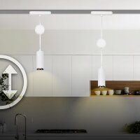 Schienensystem Pendelleuchte Briloner 5 Watt LED Weiß höhenverstellbat