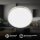 Deckenleuchte Briloner 12 Watt LED Sternenhimmel 24 cm Deckenlampe Nickelmatt