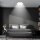 Deckenleuchte Briloner 12 Watt LED Sternenhimmel 24 cm Deckenlampe Nickelmatt