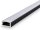 Aluminium-Profil für LED-Stripes 100 cm schwarz selbstklebend Diffusor