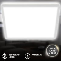 Deckenleuchte Briloner 22 Watt LED Deckenlampe 42 cm...