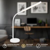 Tischleuchte Briloner 6 Watt LED Tischlampe Touchdimmer...