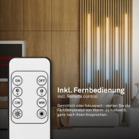 Starter-Set LED Stripe Briloner für Wandpaneele 260 cm CCT Fernbedienung Verteilerbox dimmbar