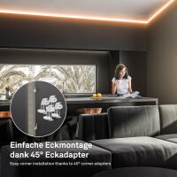 Eckadapter Briloner 4er Set für Aluprofile "Pimp your Stripe"