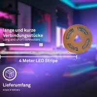 Erweiterungsset LED Stripe Briloner (für Artikel 2153-192 oder 2154-192) 400 cm LED Band RGB