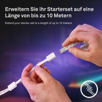 Starter-Set LED Band Briloner 5 Watt LED 200 cm Fernbedienung Stripe dimmbar RGB