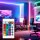 Starter-Set LED Band Briloner 5 Watt LED 200 cm Fernbedienung Stripe dimmbar RGB