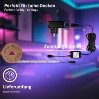 Starter-Set LED Stripe Briloner 5 Watt RGB IP44 Smart...
