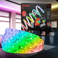 Starter-Set LED-Stripe IP44, weiß, 200 cm, 5 Watt,...
