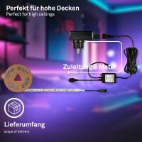 Starter-Set LED-Stripe IP44, weiß, 200 cm, 5 Watt,...