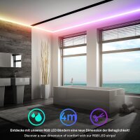 Erweiterungsset LED Stripe Briloner (für 2166-192) 400 cm LED-Band IP44