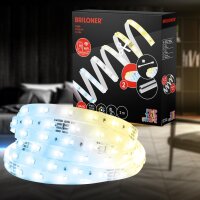 Starter-Set LED Stripe Briloner 10 Watt LED 200 cm Wifi CCT
