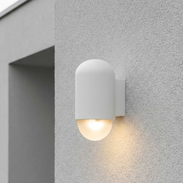 Außenleuchte Konstsmide Sassari 4 Watt LED Wandleuchte Weiß IP44 Aluminium