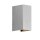 Außenleuchte Konstsmide Cremona 6 Watt LED silber-grau Wandlampe IP54 Aluminium