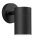 Außenleuchte Konstsmide Modena Wandlampe Schwarz Spot GU10 Fassung IP44 Aluminium