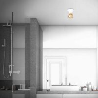 Badleuchte Briloner Deckenlampe E27 Fassung Weiß IP44