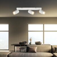 Strahler Briloner 3er Spot Weiß Deckenleuchte GU10 Fassung Deckenlampe