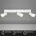 Strahler Briloner 3er Spot Weiß Deckenleuchte GU10 Fassung Deckenlampe