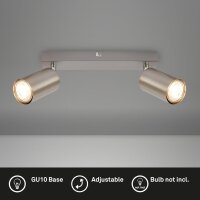 Strahler Briloner 2er Spot GU10 Fassung Deckenleuchte...