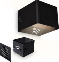 Akku-Leuchte Briloner Wandleuchte 1,5 Watt LED Schwarz...