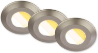 Einbauleuchten Briloner 3 x 4,9 Watt LED IP44 dimmbar...