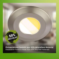 Einbauleuchten Briloner 3 x 4,9 Watt LED IP44 dimmbar...