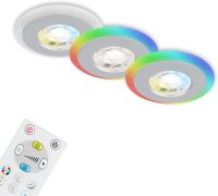Einbauleuchten Briloner 3er Set 5 Watt LED mit...