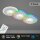 Einbauleuchten Briloner 3er Set 5 Watt LED mit Fernbedienung dimmbar Ring getrennt schaltbar RGB & CCT Einbauspot
