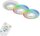Einbauleuchten Briloner 3er Set 5 Watt LED mit Fernbedienung dimmbar Ring getrennt schaltbar RGB & CCT Einbauspot