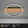Deckenleuchte Briloner Frame Oval 13 Watt LED Holz Deckenlampe 34 x 30 cm