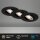 Einbauleuchte Briloner 3 x 4,9 Watt LED dimmbar IP65 Einbauspots schwarz 480 Lumen