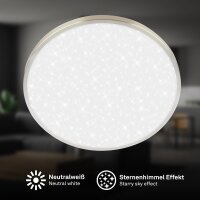 Deckenleuchte Briloner 22 Watt LED Sternenhimmel...