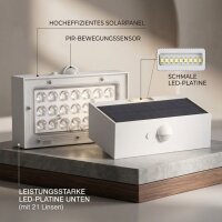 Solarleuchte Ledvance Endura Bricklume 3 Watt LED Weiß Sensor Außenlampe IP65 Wandlampe