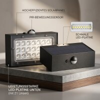 Solarleuchte Ledvance Endura Bricklume 3 Watt LED Schwarz...