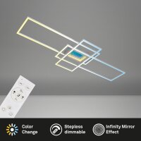 Deckenleuchte Briloner Frame Tunnel-Effekt 53 Watt LED...