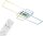 Deckenleuchte Briloner Frame Tunnel-Effekt 53 Watt LED Fernbedienung Deckenlampe dimmbar CCT