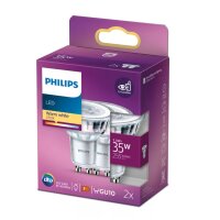Leuchtmittel Philips GU10 3,5 Watt LED Doppelpack 255...