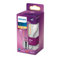 LED-Lampe, E27, 1,5 Watt, 150lm, 2700K – Philips