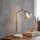 Trio Leuchten Paxton Tischleuchte Chrom Glas irisierend Marmor 45cm E14