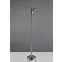 Akku-Stehleuchte Reality Leuchten Gomez 3 Watt LED Nickelmatt Standlampe Ladestation CCT dimmbar